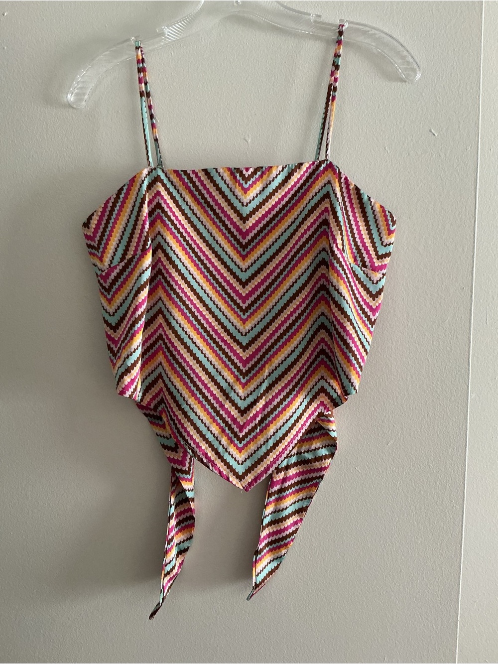 SO Chevron Scarf Top - Juniors Size M